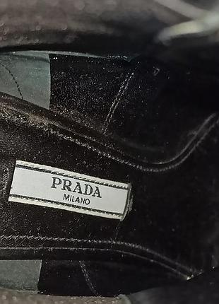 Ботильоны кожаные prada 6