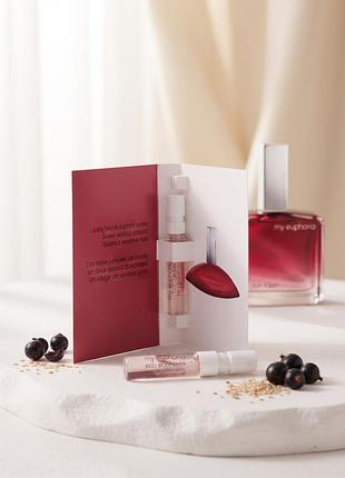 Жіноча парфумована вода calvin klein my euphoria (парфумований пробник/самплер, 1.2 мл)