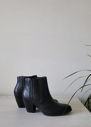 Ботинки челси кожаные оригинал ecco shape 55 206613 гг.36