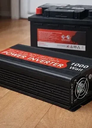 Перетворювач напруги-інвертор power inverter 12v модифікований синус 1000w