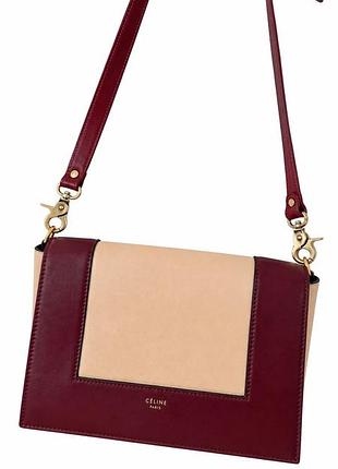 Сумка жіноча celine ruby and nude smooth calfskin