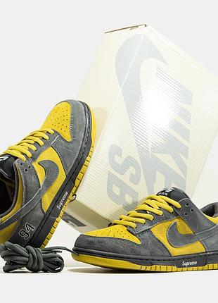 Кросівки найк чоловічі nike sb dunk low x supreme