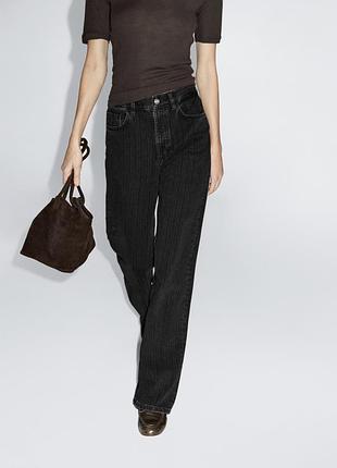 Джинси жіночі massimo dutti чорні, розмір 34