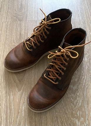 Кожаные женские ботинки red wing heritage 3451 classic round