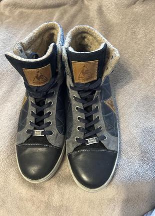Кеди чоловічі le coq sportif темно-сині, розмір 42, устілка 27 см