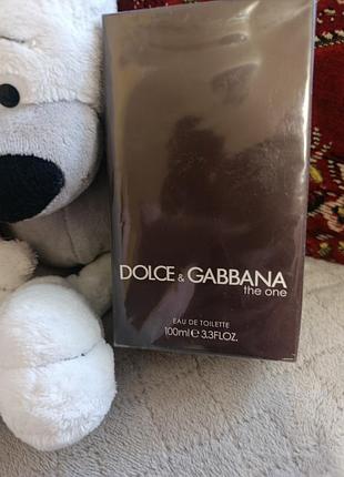 Туалетна вода dolce & gabbana the one for men eau de toilette 100 мл