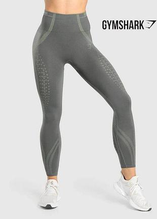 Оригінальні спортивні стягувальні високі жіночі лосини gymshark розмір l л гумшарк легінси з високою посадкою тайтси для фітнесу джимшарк а1
