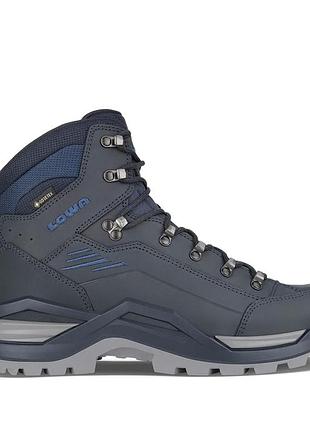 Ботинки  lowa renegade evo gtx mid navy/blue. оригинал  р 44,5 46,5