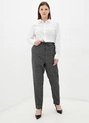 Брюки на резинці в принт гленчек only carmakoma plus size