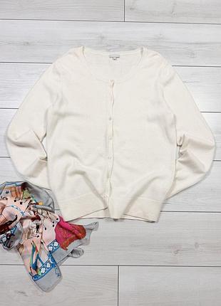 Кашеміровий кардиган madison р.xl молочного кольору