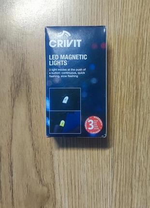 Ліхтарики crivit led magnetic lights, 2 шт.