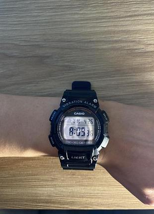 Годинник чоловічий casio електронний чорний