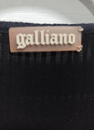 Платье черное galliano 6