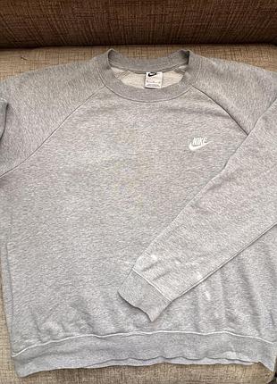 Кофта світшот nike сіра xl