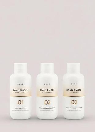 Braé bond angel plex effect - професійний захисний комплекс для волосся під час та після освітлення чи фарбування.