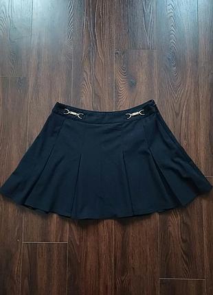 Женская юбка мини в складку h&amp;m р.м