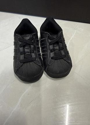 Кросівки для хлопчиків adidas superstar чорні