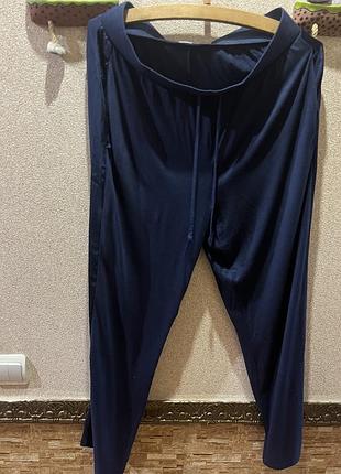 Темно-сині штани / домашні штани бренду f&f (з лінійки loungewear з биркою «made to dream»