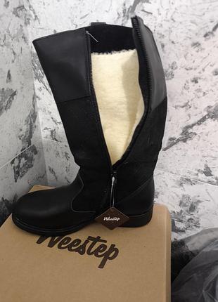 Черевики для дівчинки weestep зимові чорні