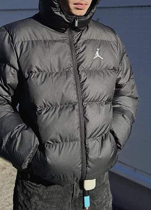 Пуховик чоловічий jordan brooklyn black