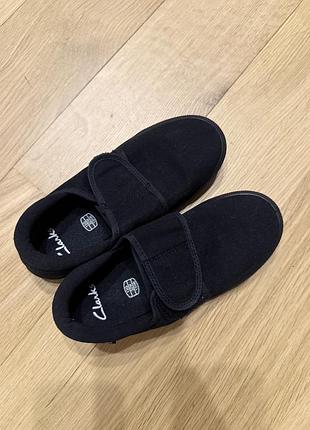 Мокасини дитячі clarks чорні, розмір 32