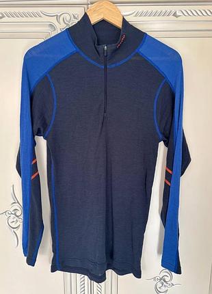 Трекінгова кофта лонгслив devold sport merino wool merino 100% розмір m-l