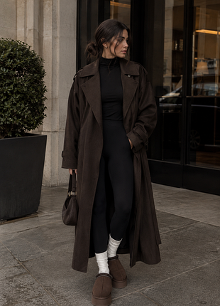 Тренч zara з 100% вовни