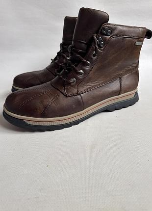 Шкіряні черевики clark’s gore tex