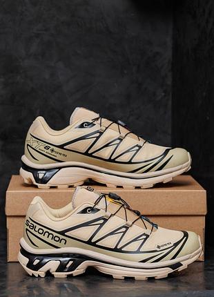 Р.40-45 salomon s lab xt-6 gore-tex safari black sl040