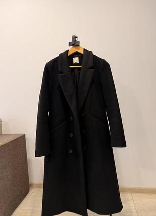 Жіноче пальто h&m чорне, розмір m