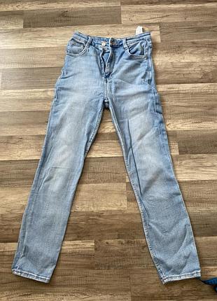 Джинси жіночі zara блакитні