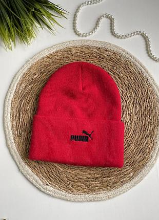 Шапка puma червона оригінал