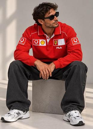Поло з довгим рукавом fila vs  ferrari