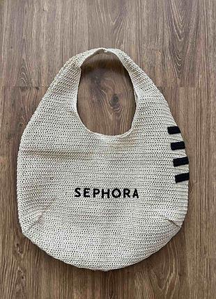 Sephora  сумка з рафіі