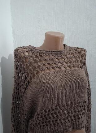 Кофтинка в'язана ажур 4