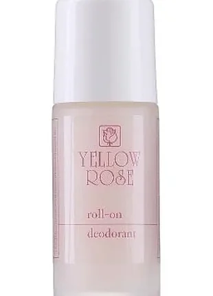 Кульковий дезодорант для жінок yellow rose deodorant pink 50 мл