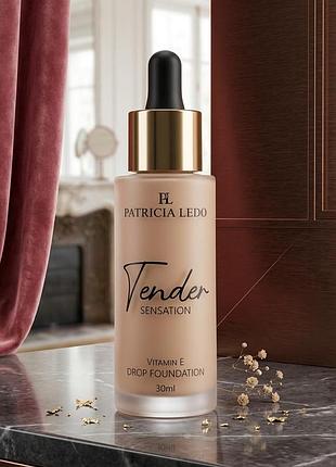 ✨ тональний флюїд patricia ledo tender sensation з вітаміном e (тон 201, 30 мл) — неймовірна ніжність та догляд! 💧🌿
