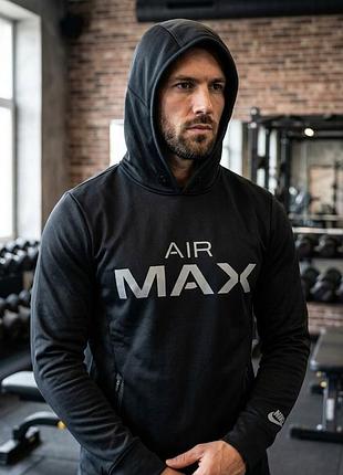 Чоловіче худі nike air max чорне