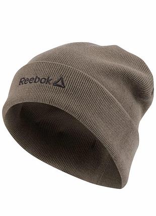 Reebok акрилова шапка біні унісекс коричневого кольору