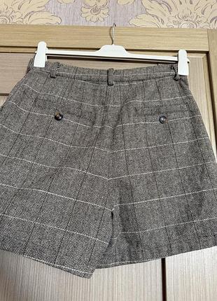 Теплі шорти в клітинку shein l 7