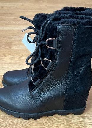 Новые кожаные зимние ботинки sorel с мембраной 37 размера