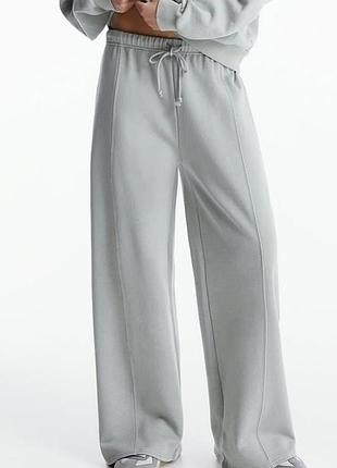 Серые хлопковые трикотажные спортивные штаны на флисе pull &amp; bear
☝️☝️☝️☝️☝️☝️☝️☝️☝️☝️