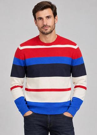 Чоловічий бавовняний светр (джемпер) від бренду tommy jeans (молодіжна лінійка компанії tommy hilfiger