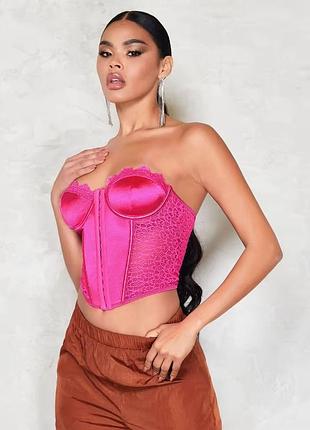 Жіночий корсет shein кольору фуксія