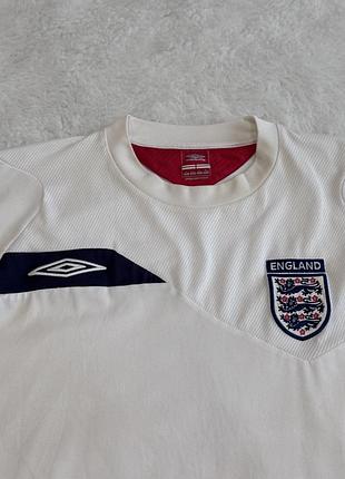 Вінтажна тренувальна футболка збірної англії umbro 2004-2006 (оригінал) — розмір l