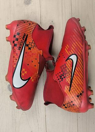 Бутсы nike zoom mercurial размер 33 (стелька 20,5 см) профи модель