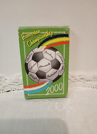 Карты игральные european championship 2000 чемпионат европы по футболу винтаж