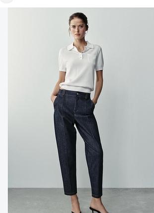Джинси zara темно-сині, розмір 34