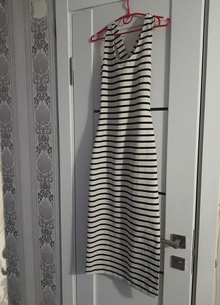 Платье платье в полоска zara
