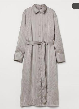 Стильное платье халат h&m